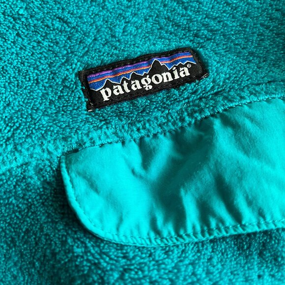 Patagonia green Re-Tool fleece pullover S - Picture 2 of 9